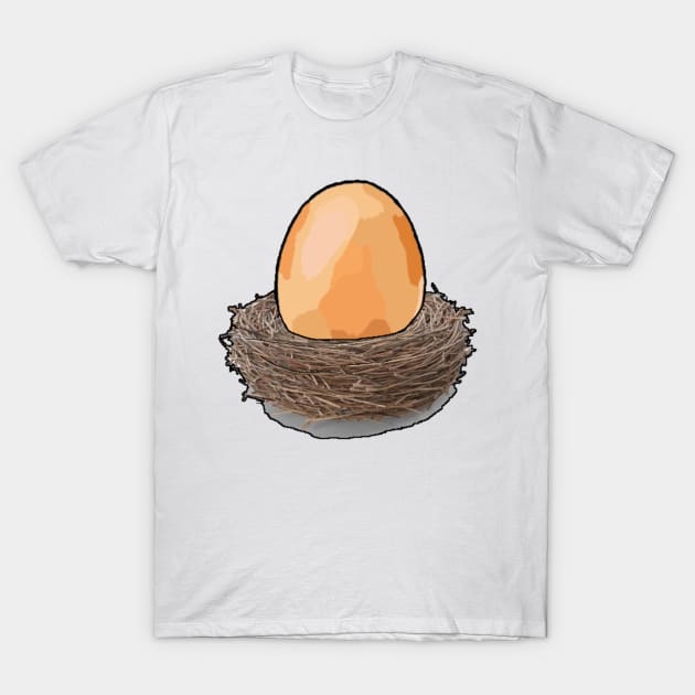 Nest Egg T-Shirt by CleggEmporium